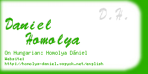 daniel homolya business card
