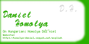 daniel homolya business card